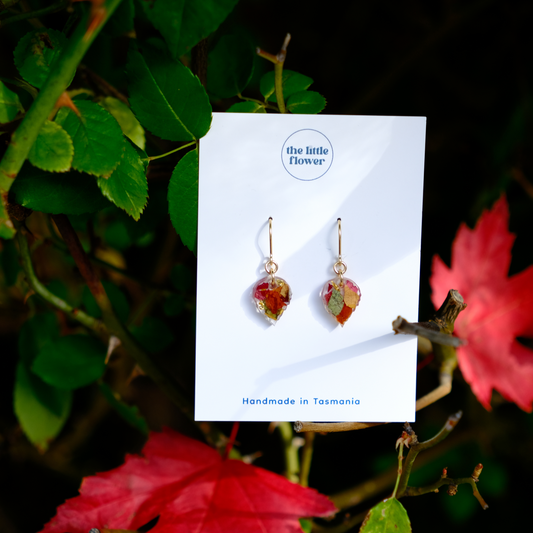 Autumn Leaf Dangle Earrings