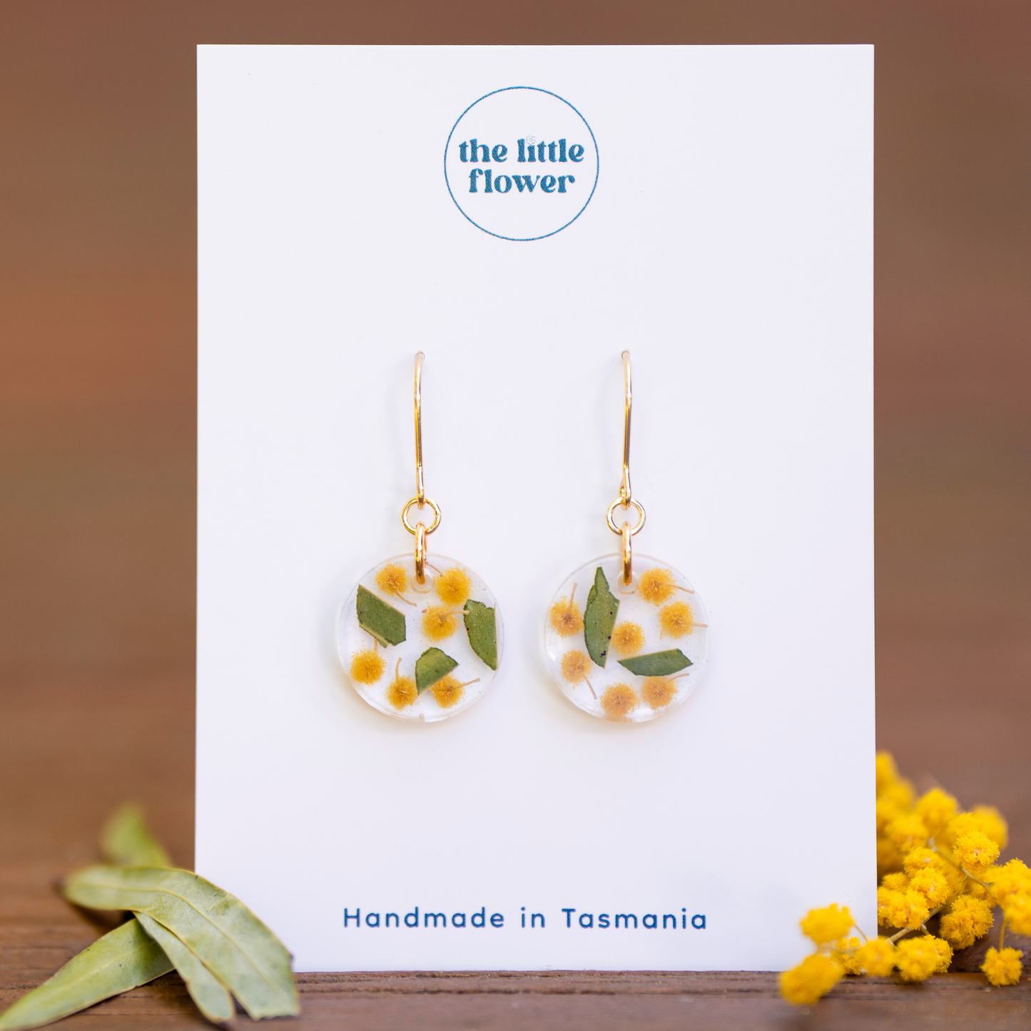 Native Wattle Dangle Earrings - The Native Collection
