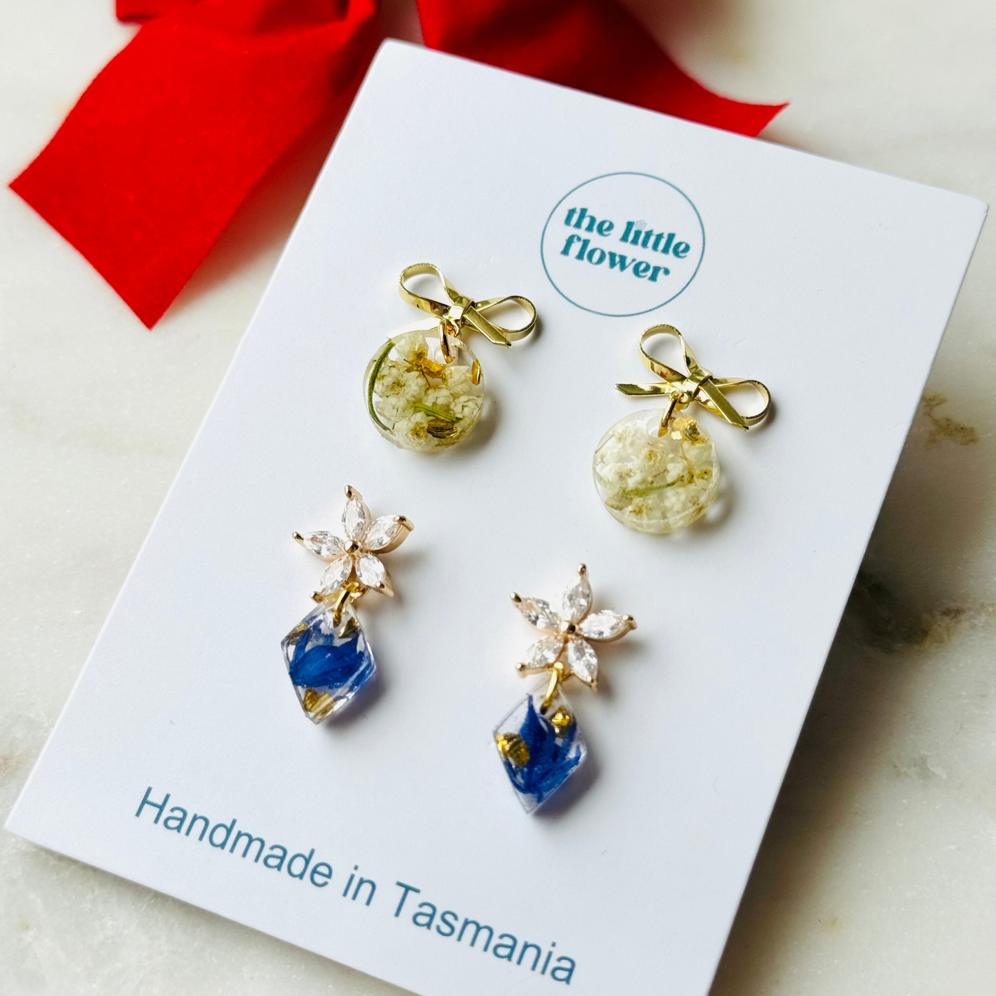 Christmas Bauble & Starry Night Earring Set