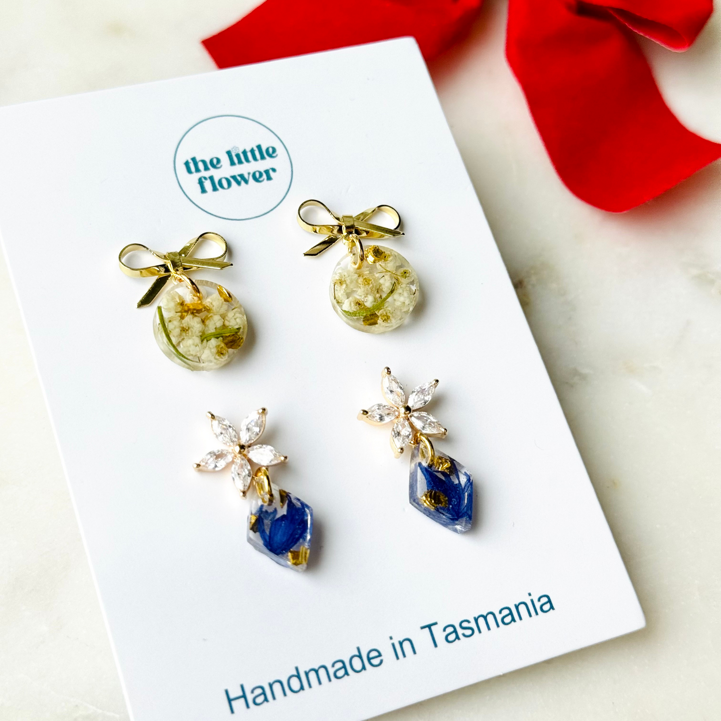 Christmas Bauble & Starry Night Earring Set
