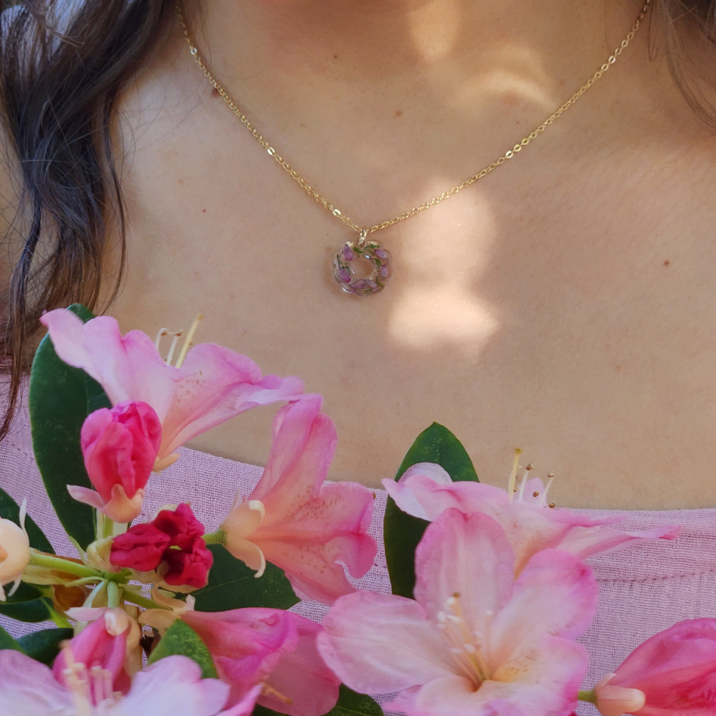 The Cerelia Flower Necklace - The Spring Collection