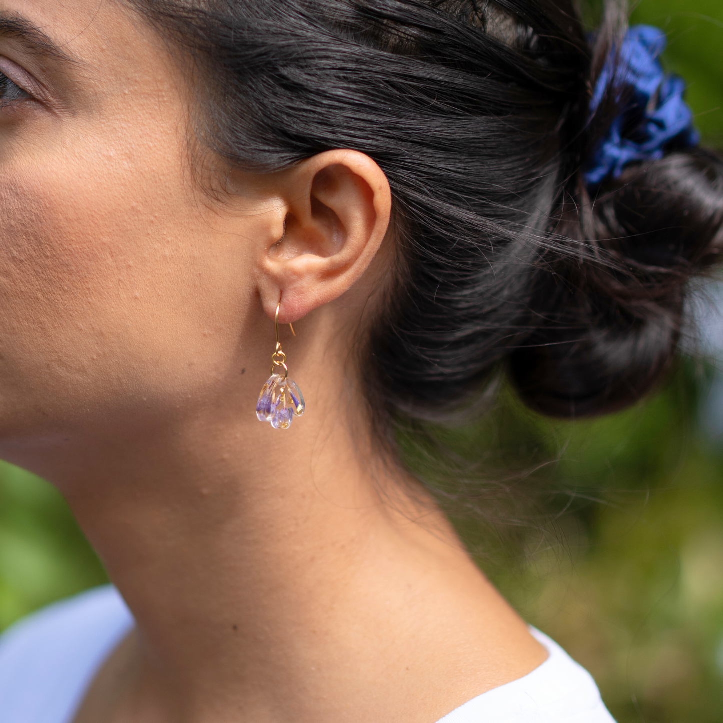 Sea Lavender Flower Earrings