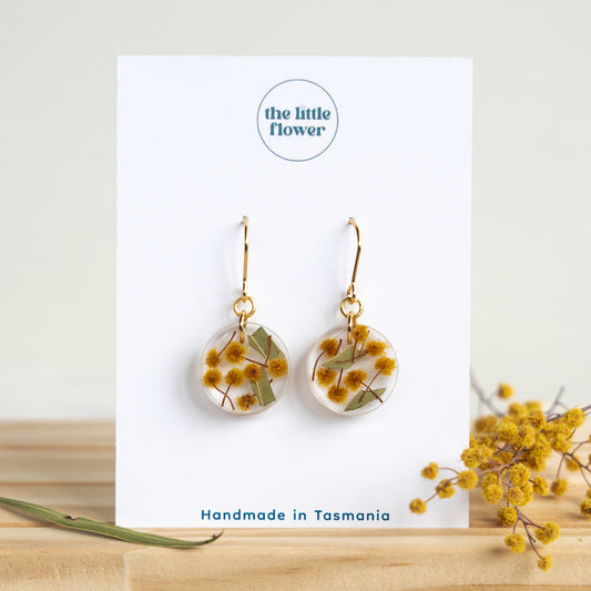 Native Wattle Dangle Earrings - The Native Collection