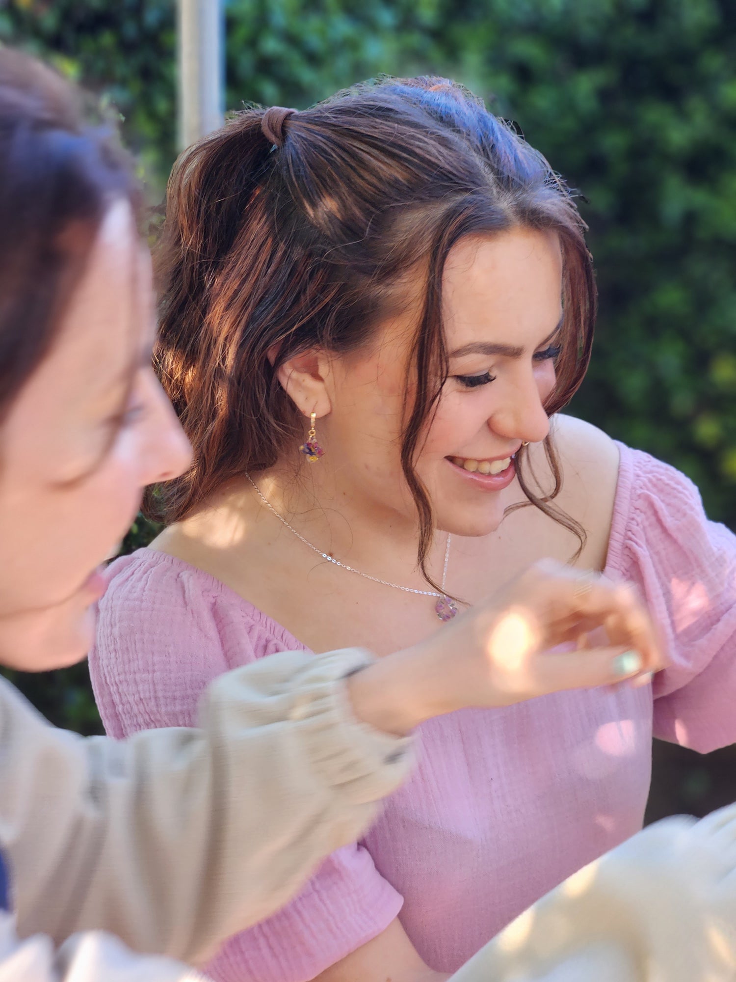 Wedding flower jewellery Tasmania, Keepsake Resin Jewellery, Handmade in Tasmania Jewellery, Bridal Flower Preservation, Jewellery Image