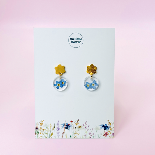 Forget Me Not Stud Earrings