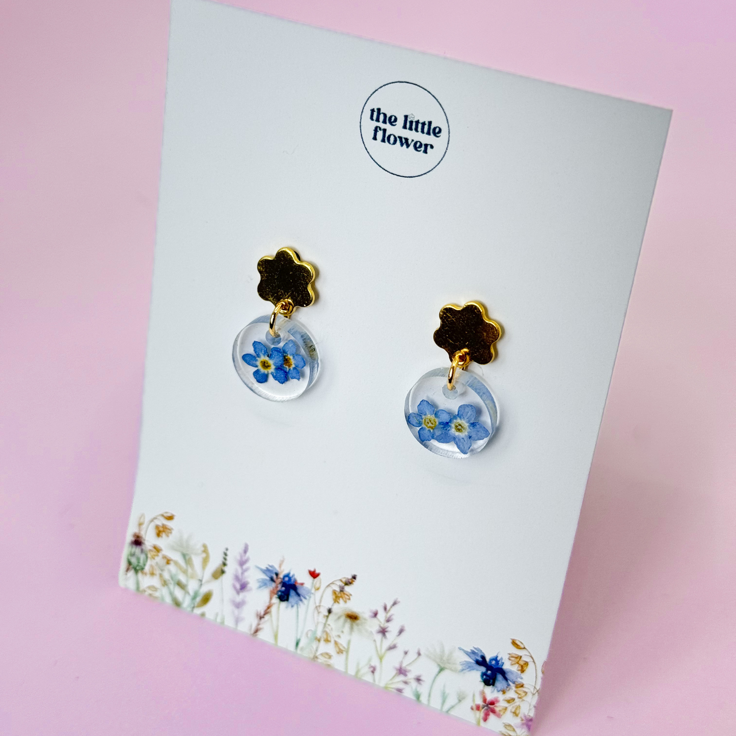Forget Me Not Stud Earrings