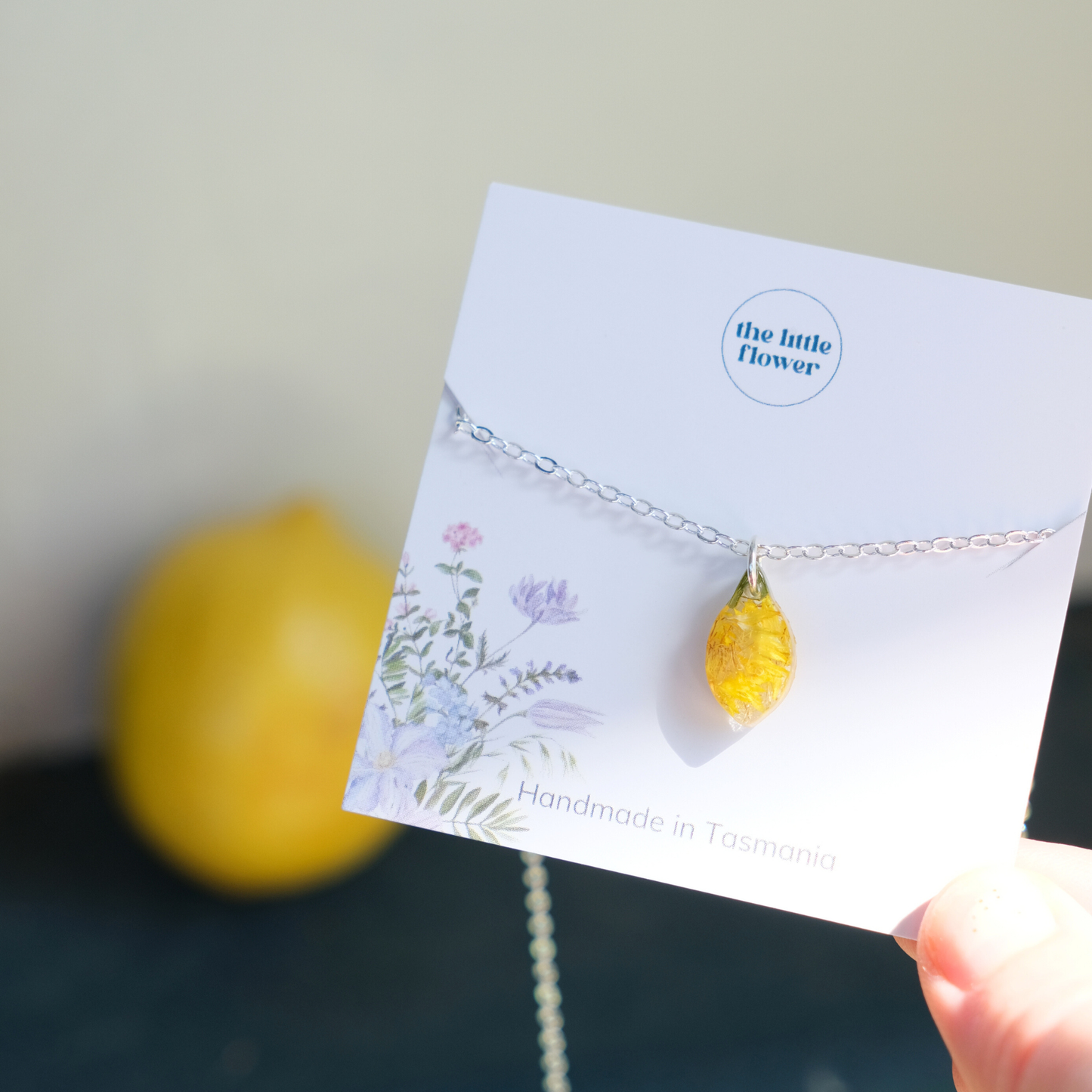 Lemon Flower Necklace