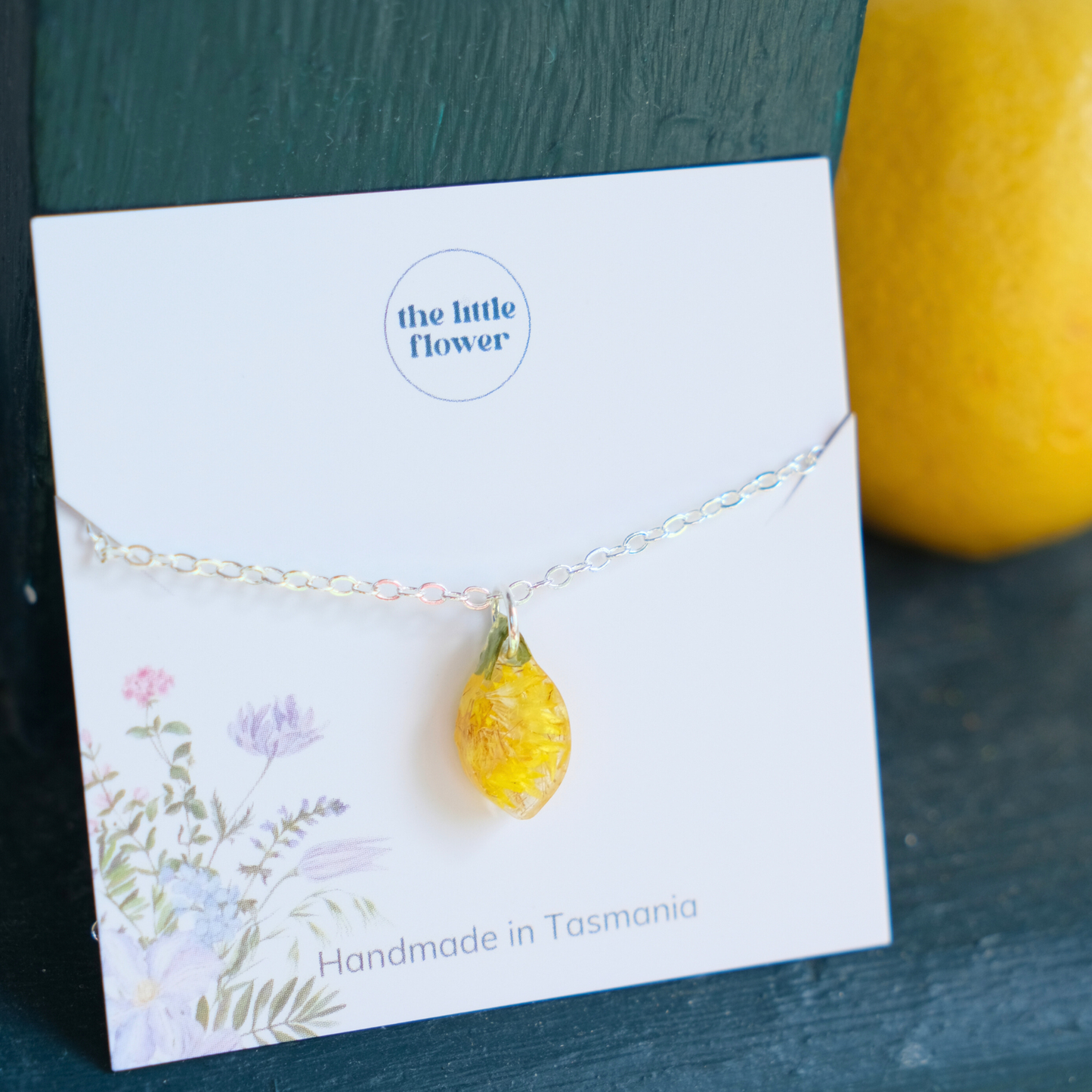 Lemon Flower Necklace