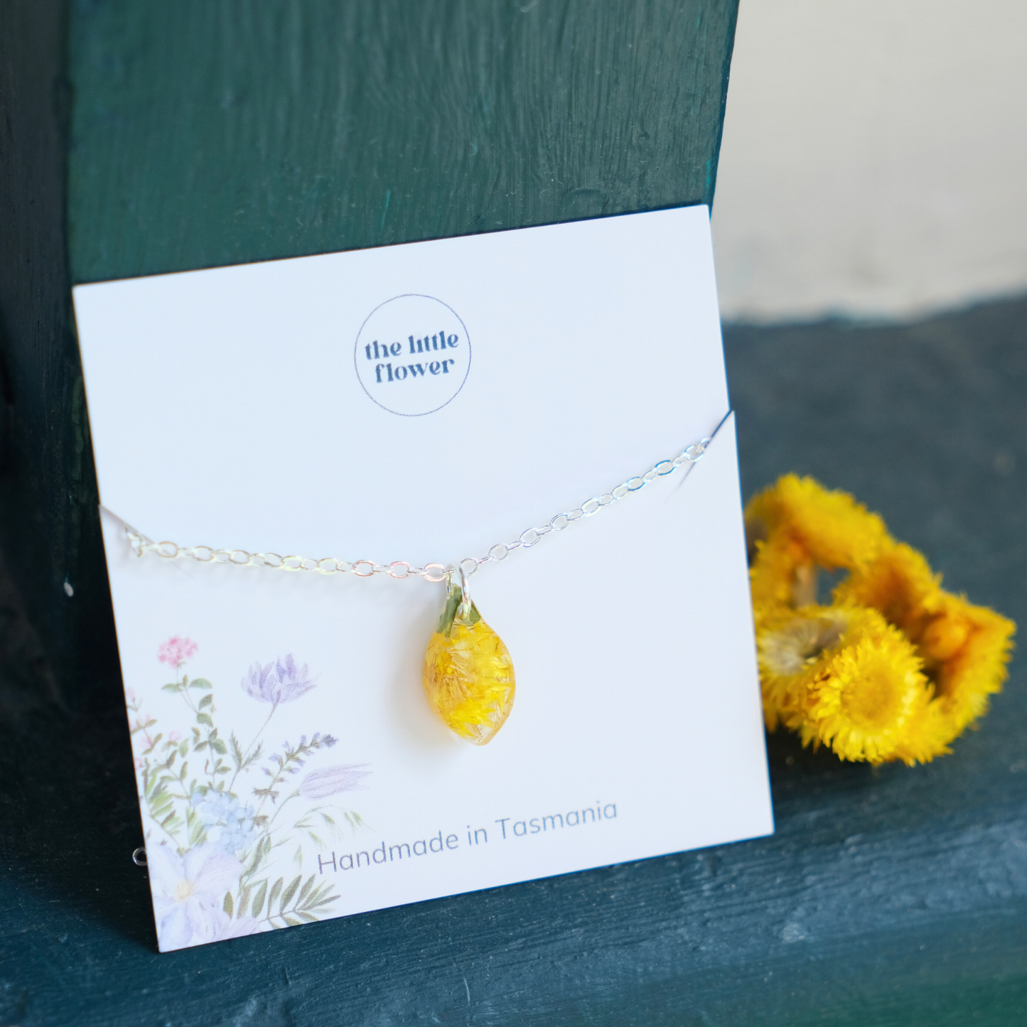 Lemon Flower Necklace