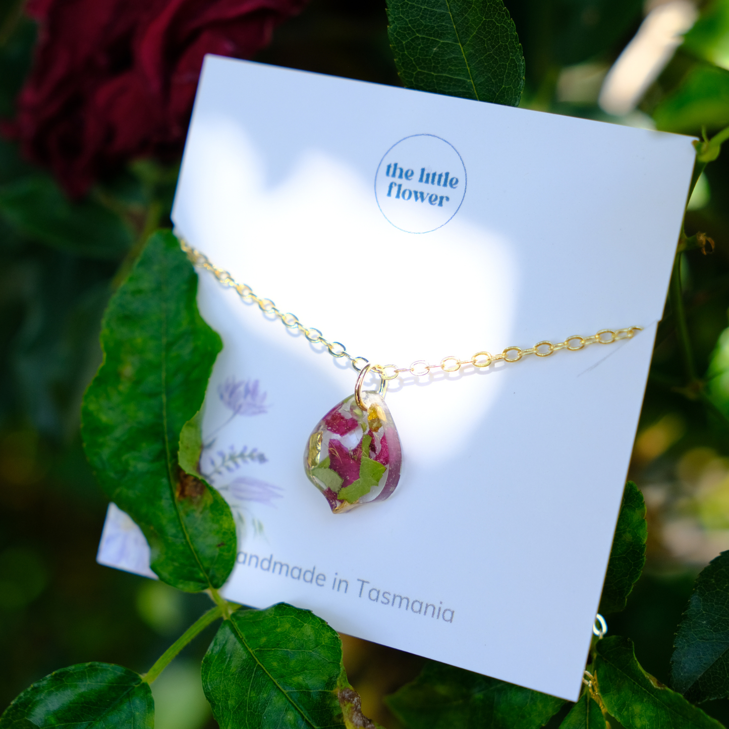 Everlasting Rose Necklace