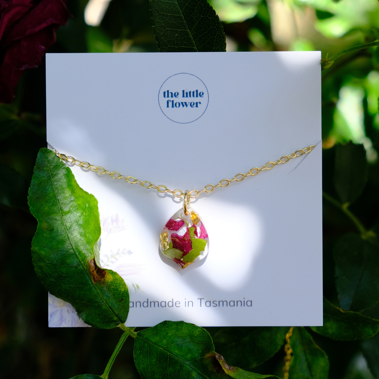 Everlasting Rose Necklace