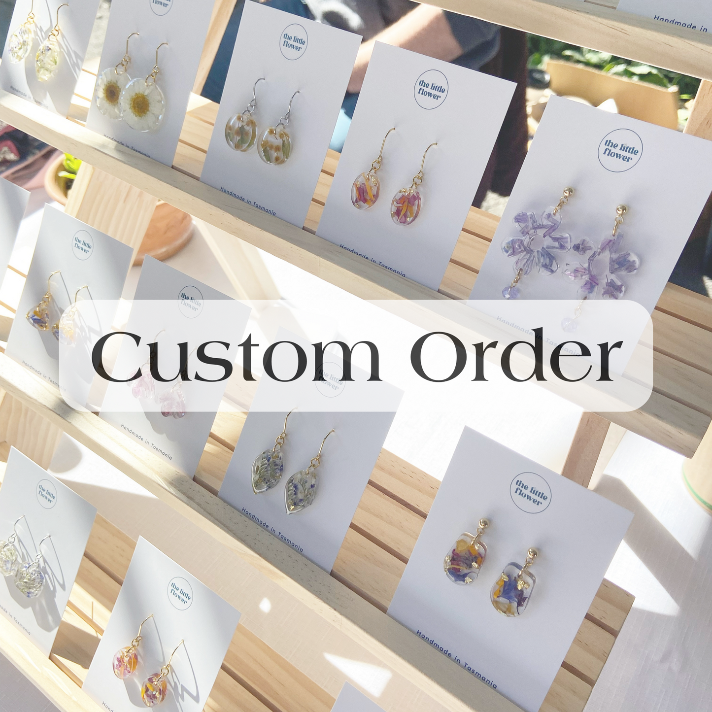 Custom Order, Custom Flower Jewellery, Personalised Jewellery, Custom Products, Keepsake Jewellery, image 1